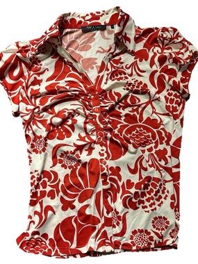 Women’s Violet & Claire Short Sleeve Button Down Shirt Size Large